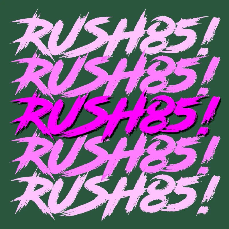 Synthwave / Cyberpunk Title Design RUSH85! -Hell