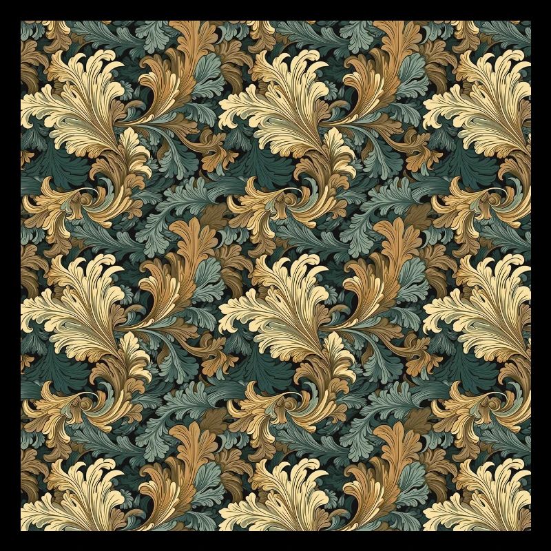 Leaves Seamless Pattern Leaf Foliage Nature Print