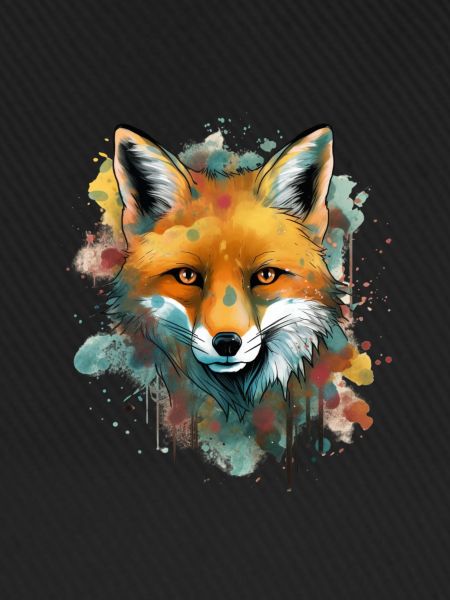 Fuchs gezeichnet