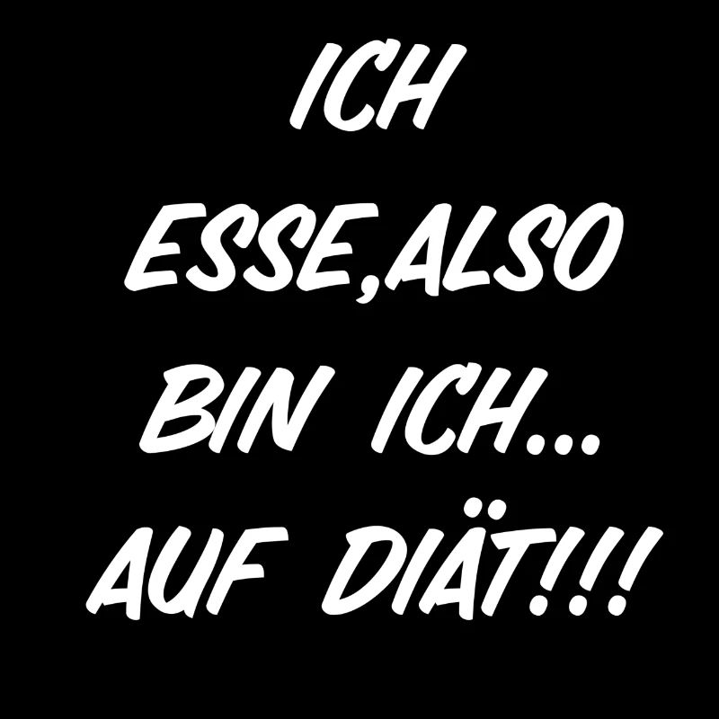 Ich also, also bin ich … auf Diät!!