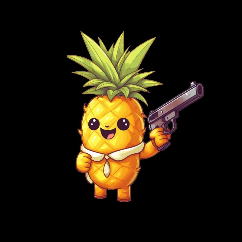 Angriffslustige Ananas