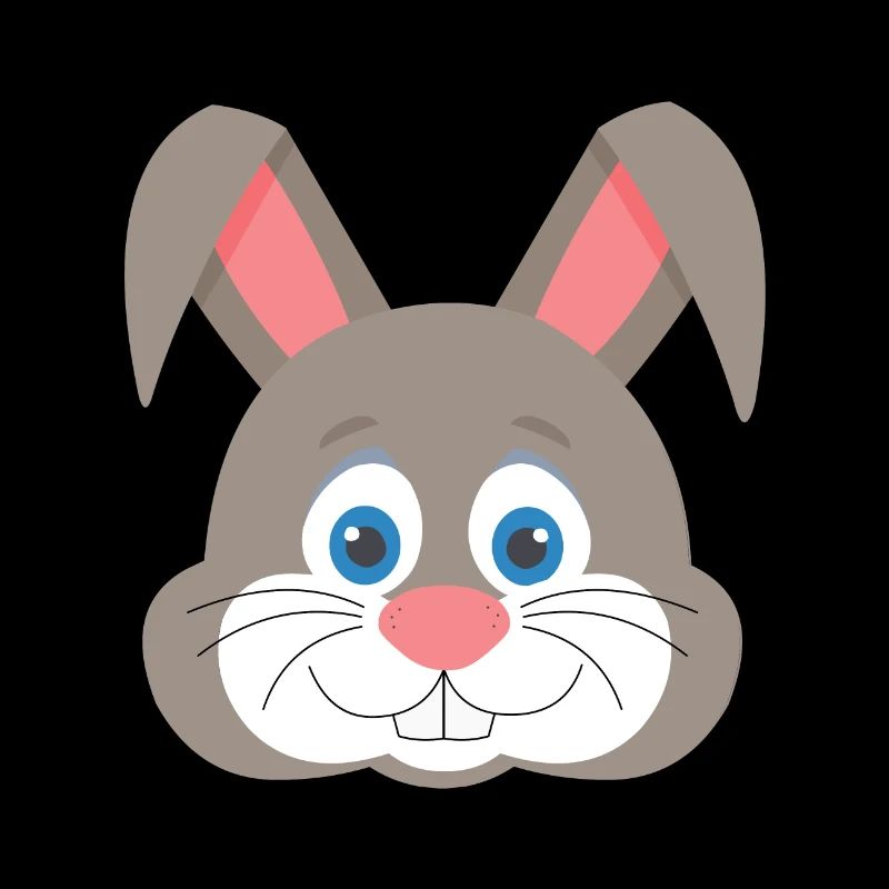 Cute bunny face