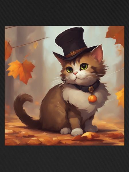 Cat Thanksgiving Hat