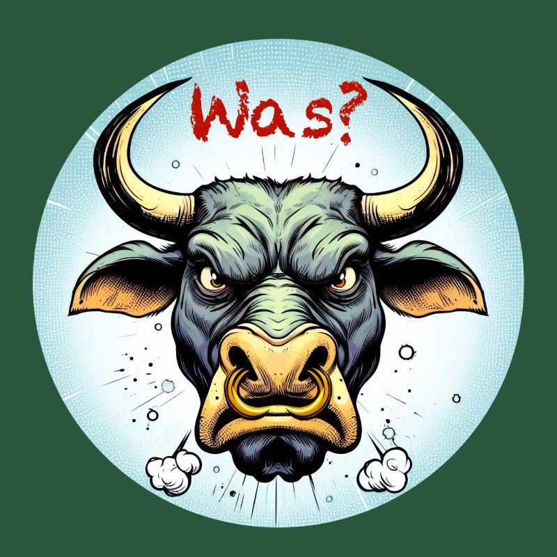 Wütender Stier