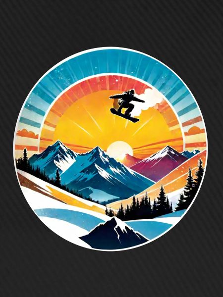 Snowboarding, snow and skiing