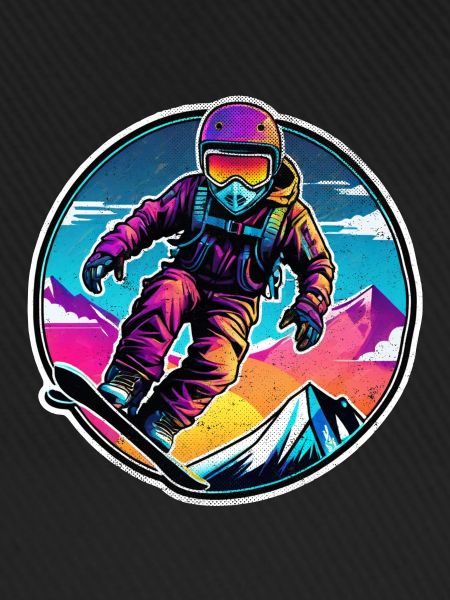 Snowboarding, snow and skiing