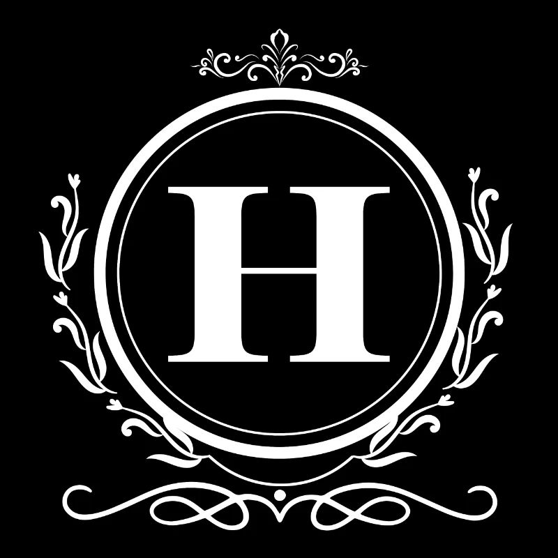 Buchstabe H Dekoration