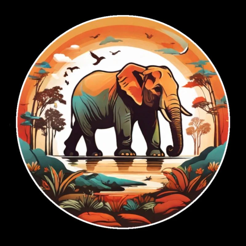 Afrikanischer Elefant Design