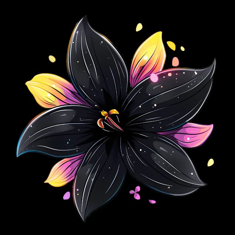 Black Flower