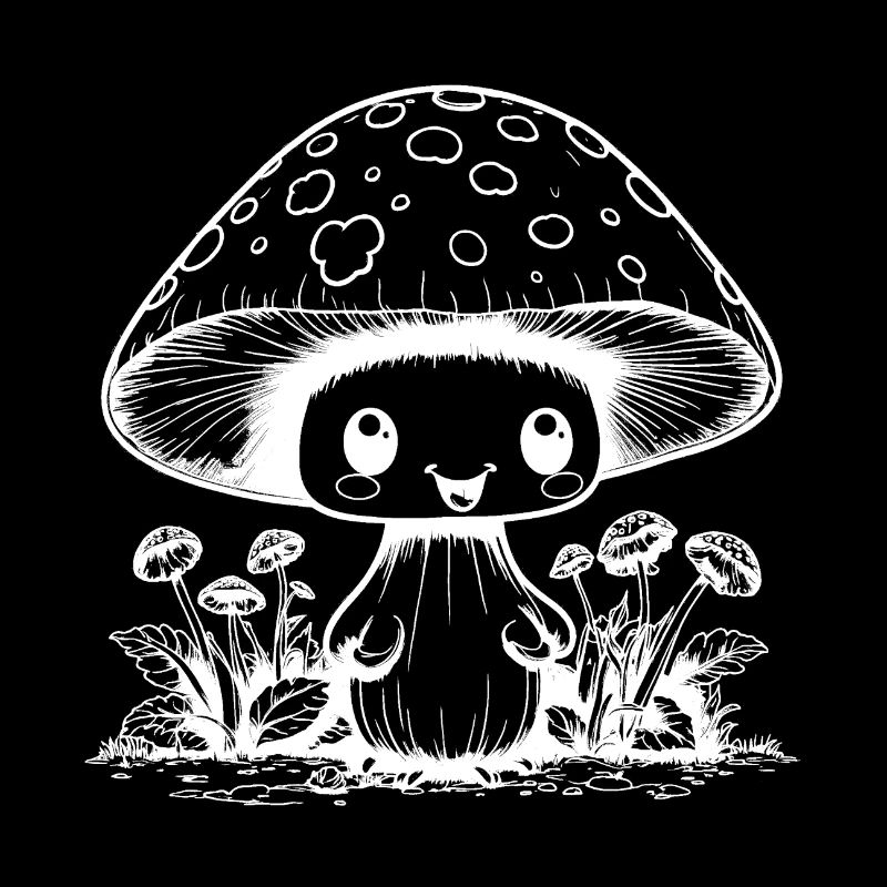 Glücklicher Pilz