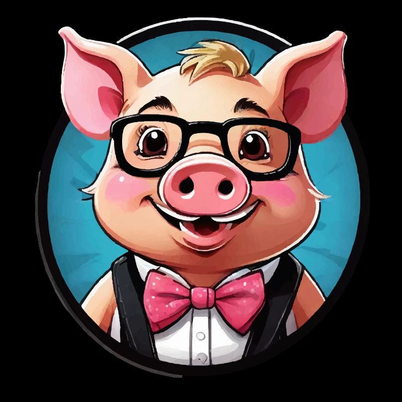 Bande dessinée cochon drôle