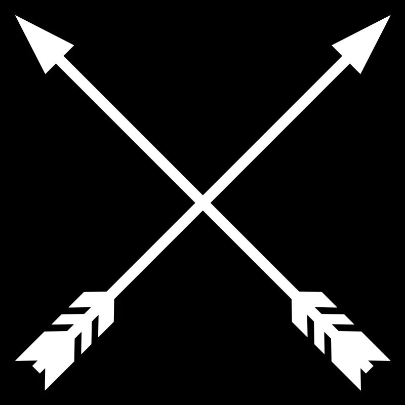 Crossed Arrows Vector