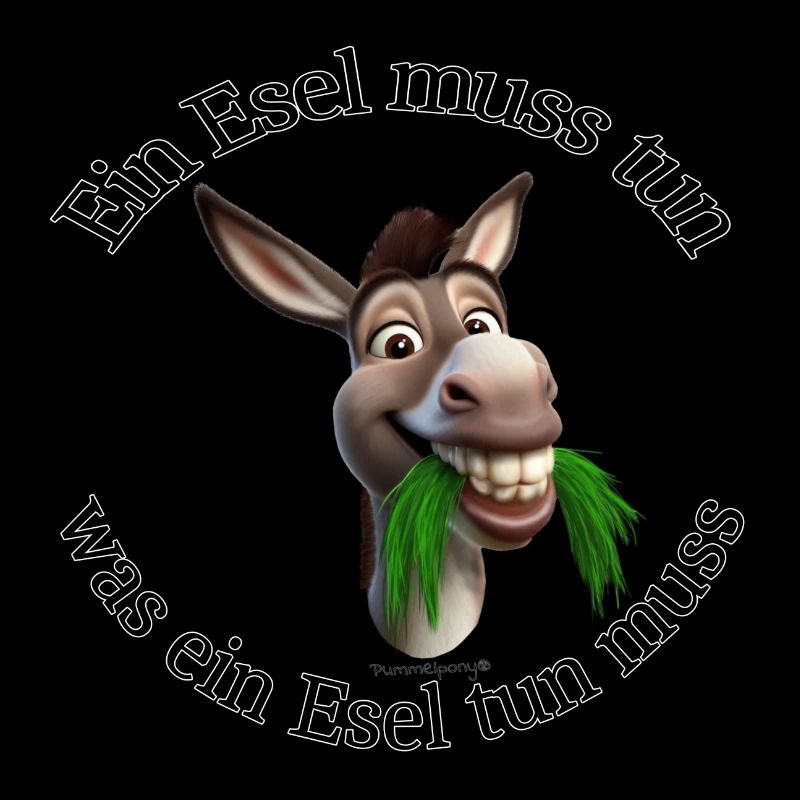 Nimmersatt Esel