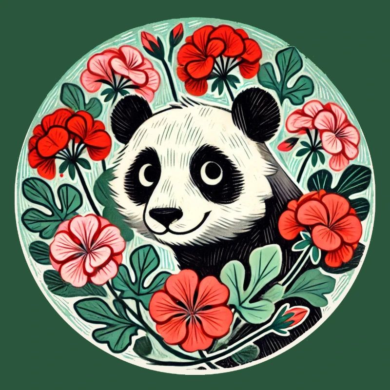 Panda Bear Geraniums
