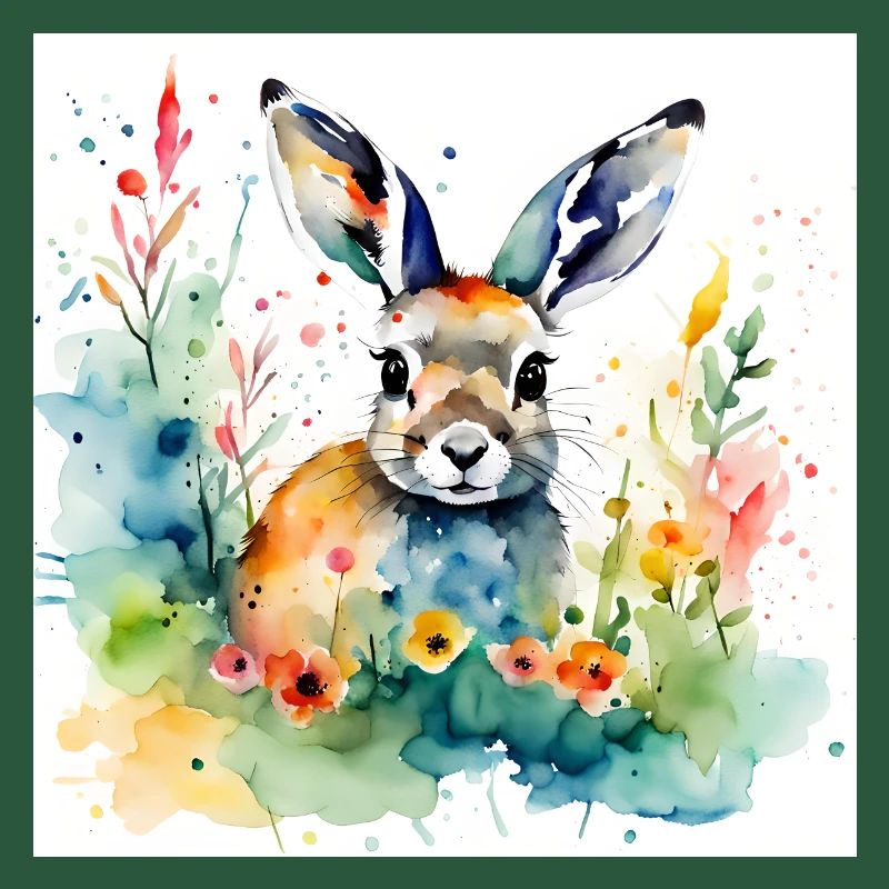Bunny coloured