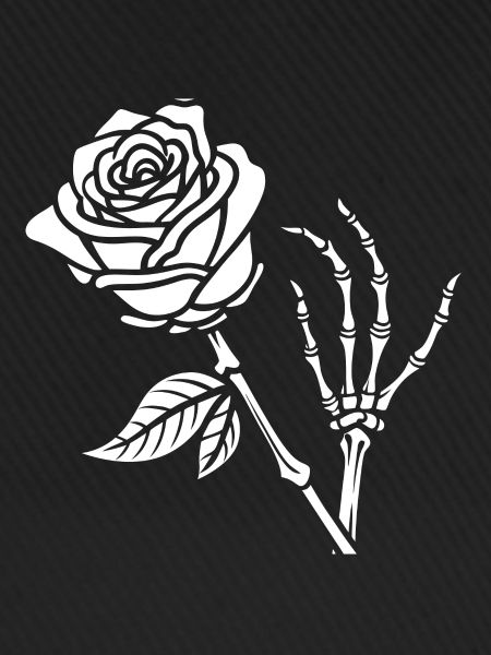 Blooming Skeleton Hand