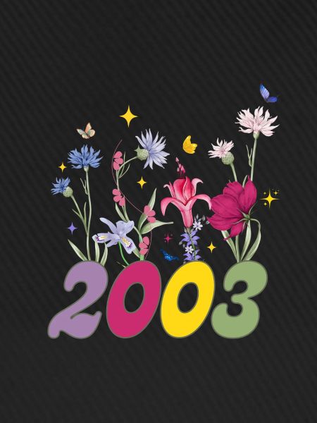 Geburtsjahr 2003 Wildblumen