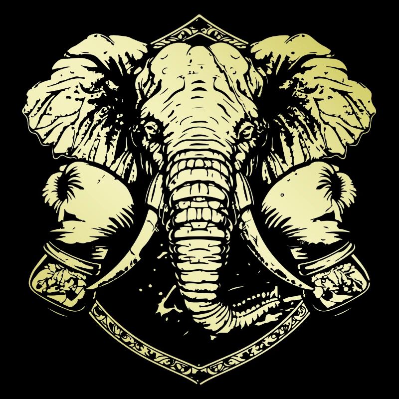 Boxer éléphant