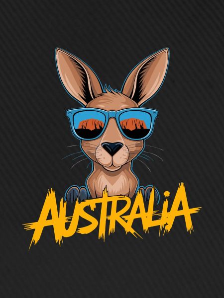 Cool Kangaroo with Sunglasses