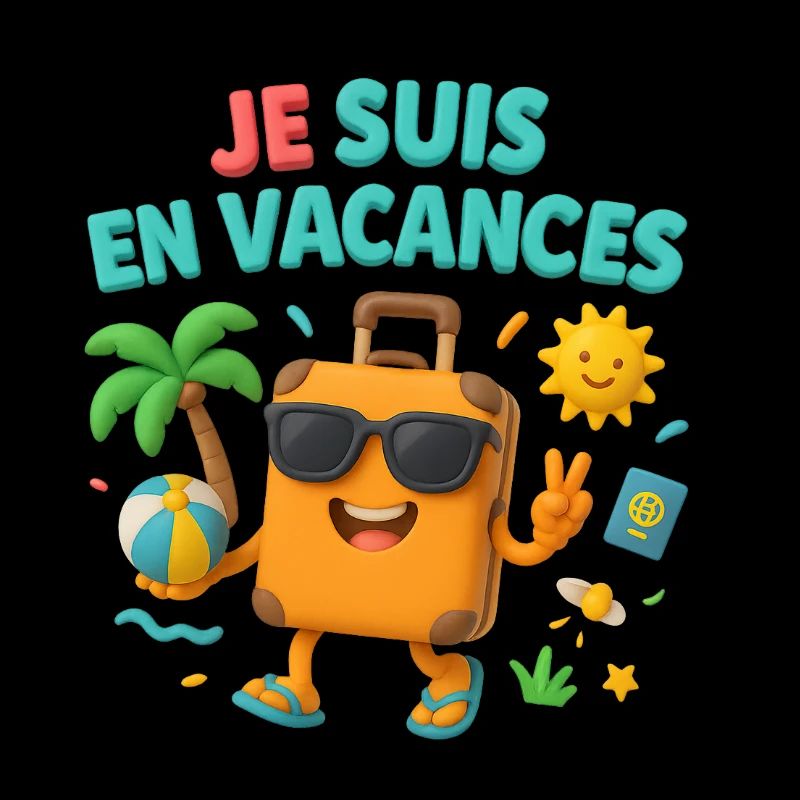 image je suis en vacance