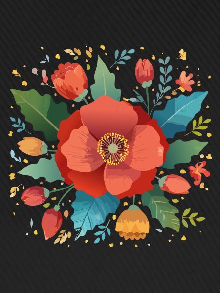 poppy,poppy,flower,bouquet,flower