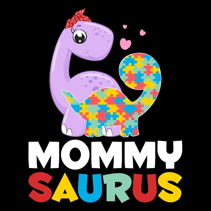 Mama Dinosaurier Autistisches Kind Mutter
