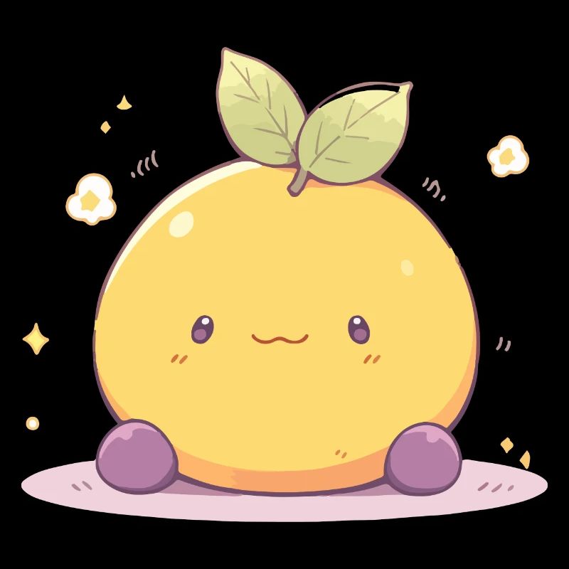 Cute Chibi Kawaii Lemon - Cute Lemon