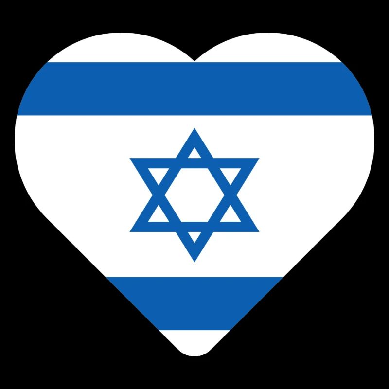 Drapeau d’Israël en forme