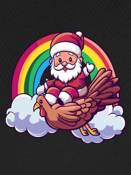 Truthan Santa Claus Rainbow