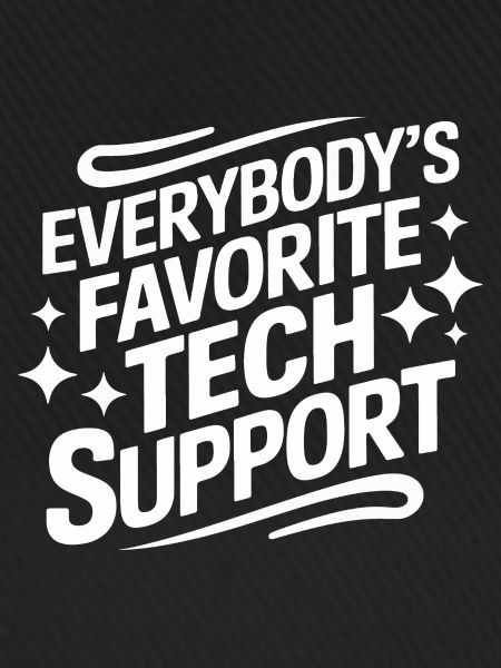 Technischer Support Computerfreak Nerd