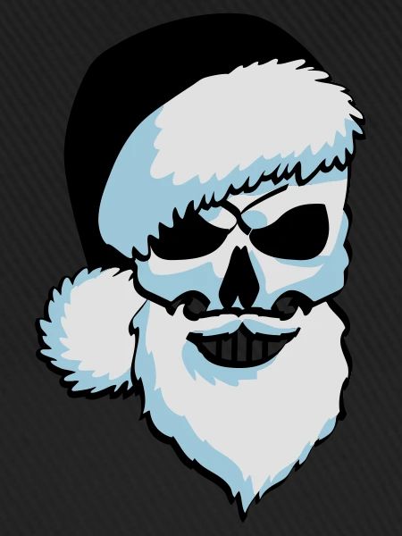 Skull Santa Claus