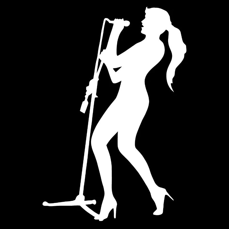 Chanteur au micro