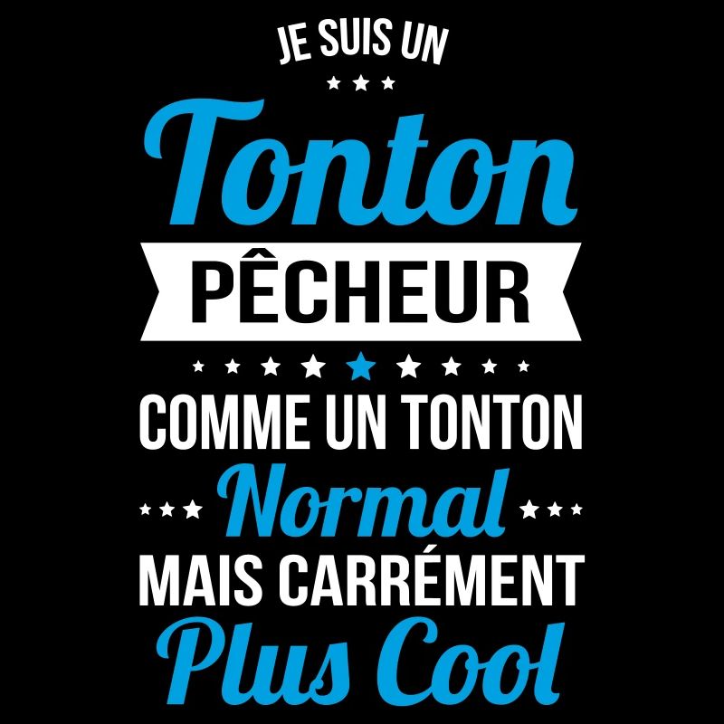 Tonton pêcheur comme un tonton normal plus cool