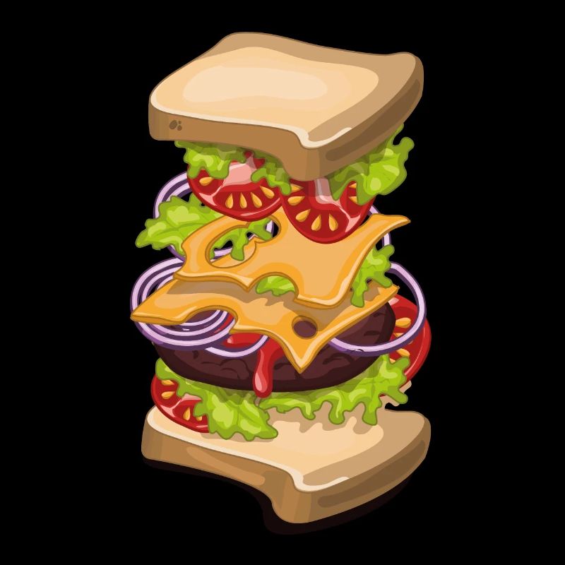 Großer Cheeseburger