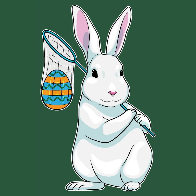Bunny Easter Angler Easter Egg