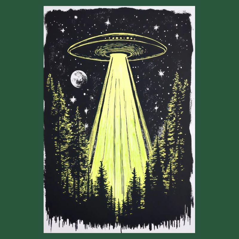 UFO in den Mitternachtskiefern