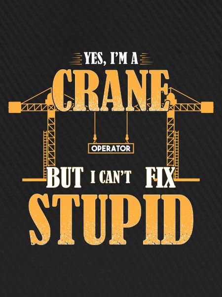 Crane operator crane