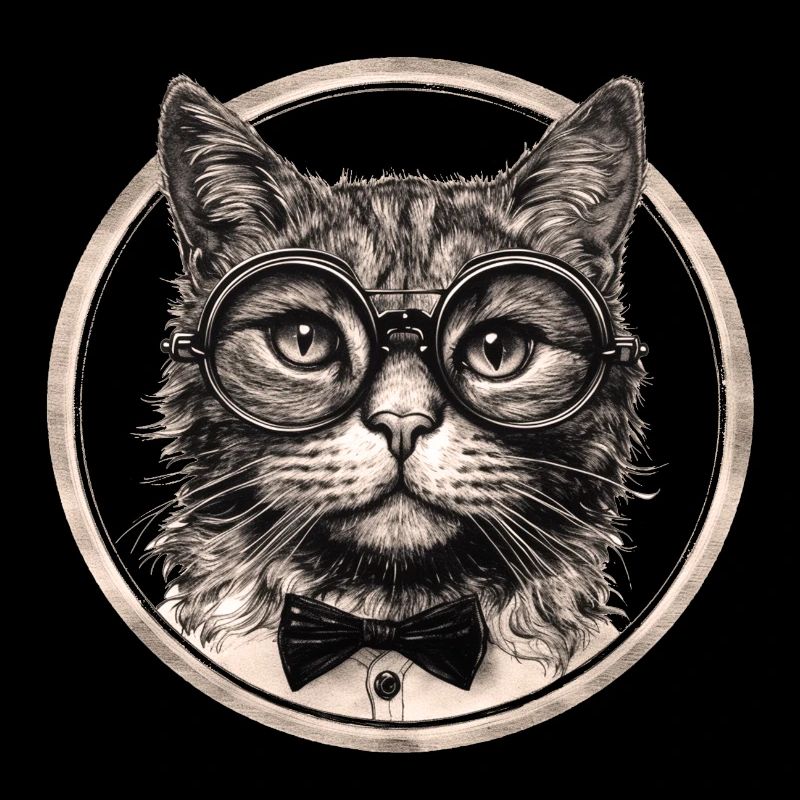 Chat steampunk