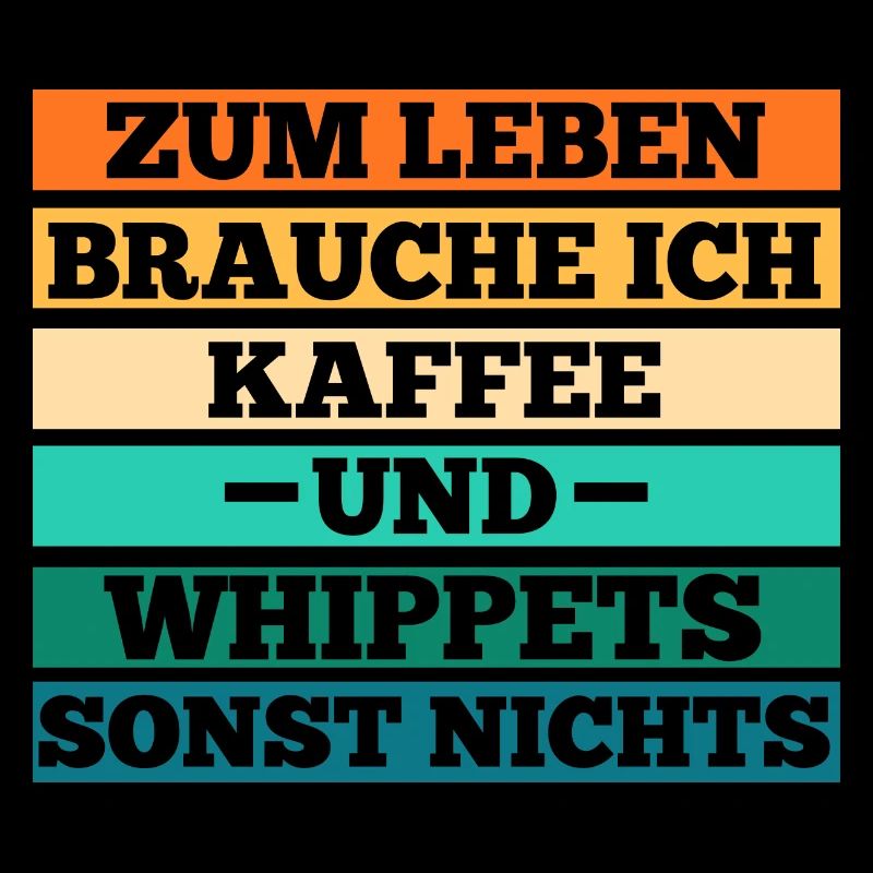 Hund Kaffee Whippet