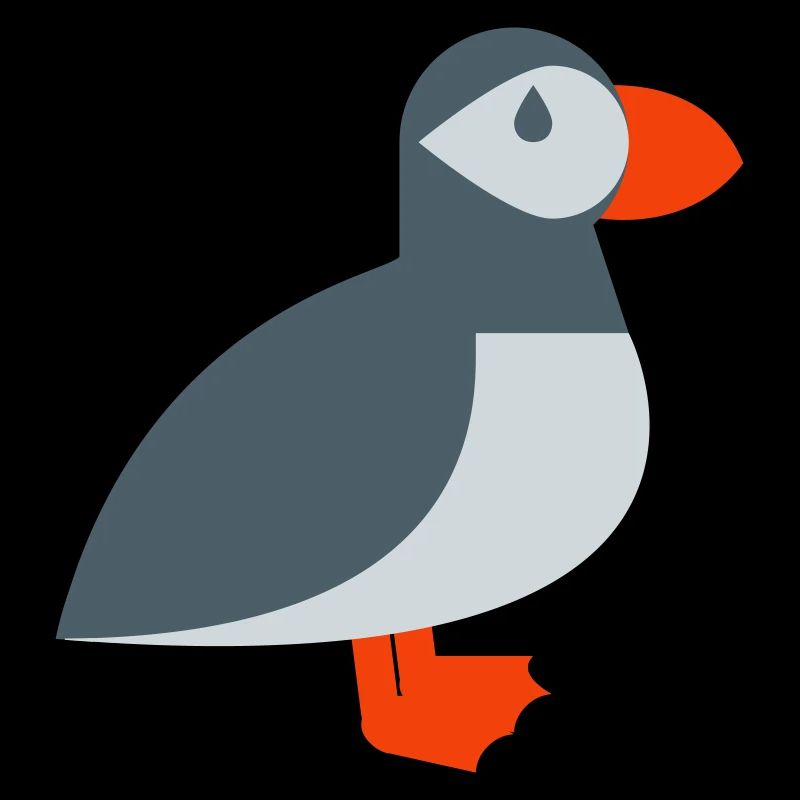 Papageientauchervogel