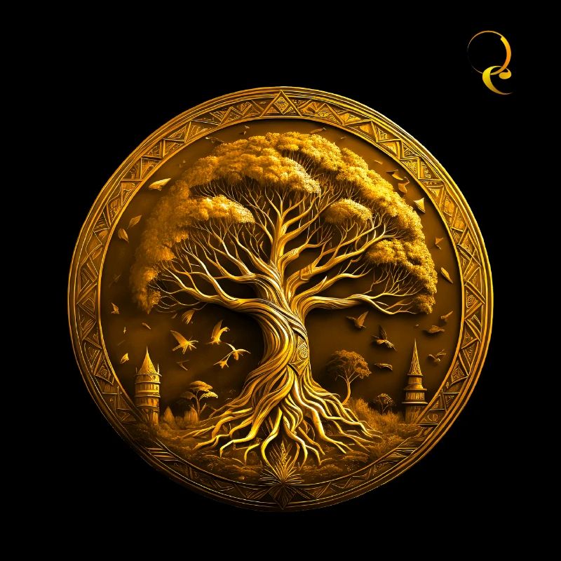 GOLDENER BAUM DES LEBENS