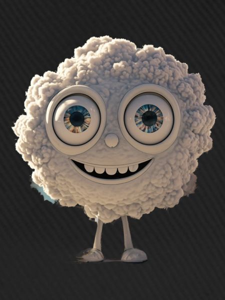 Fluffly Happy Cloud Avatar