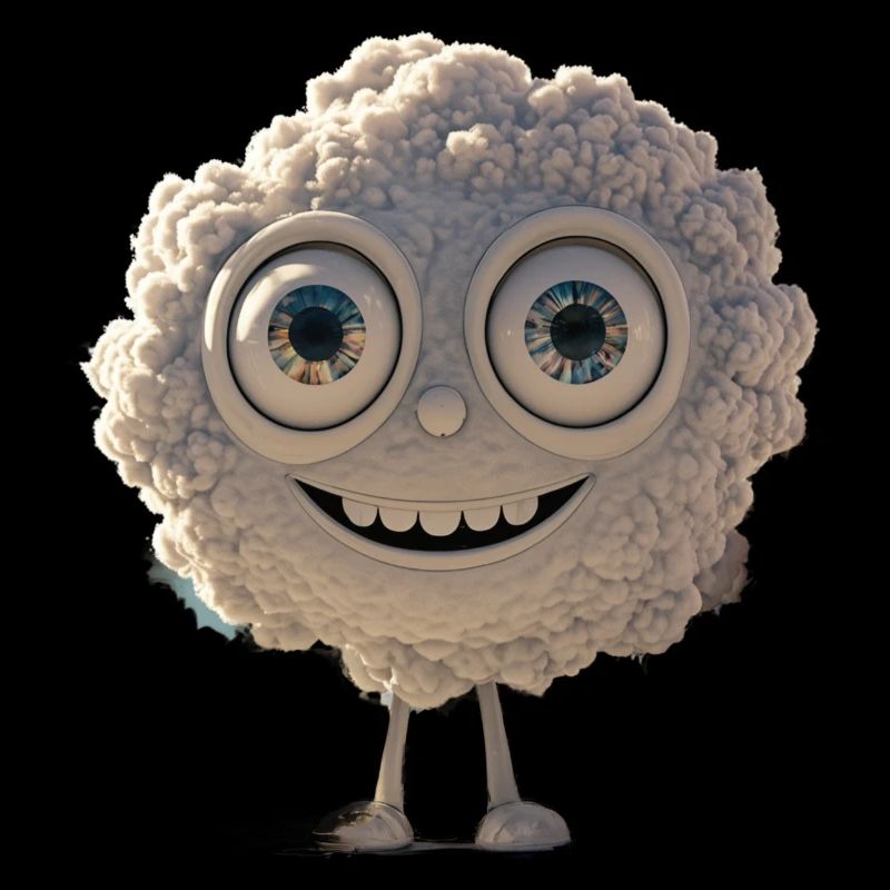 Fluffly Happy Cloud Avatar