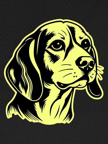 Beagle Dog Head