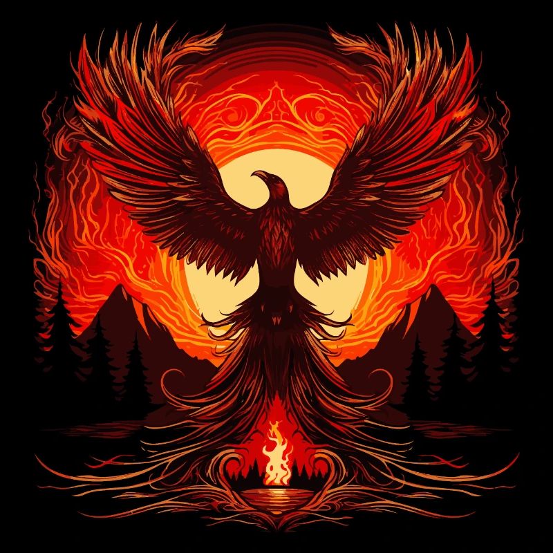 Phönix-Wiedergeburt