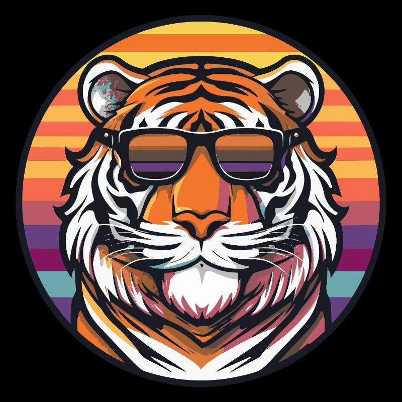 Tiger Comic Cool Été
