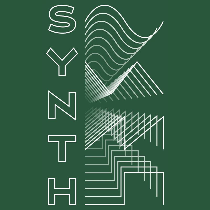 Synth Waveform Audio Analog Design Modular Gift