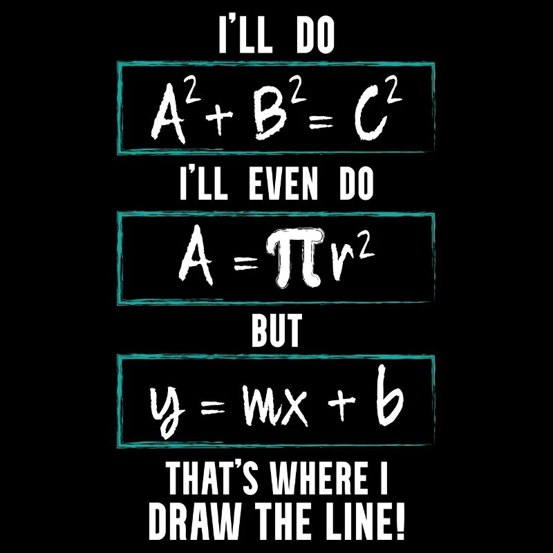 Drôle de maths phrase équation mathématiques blague