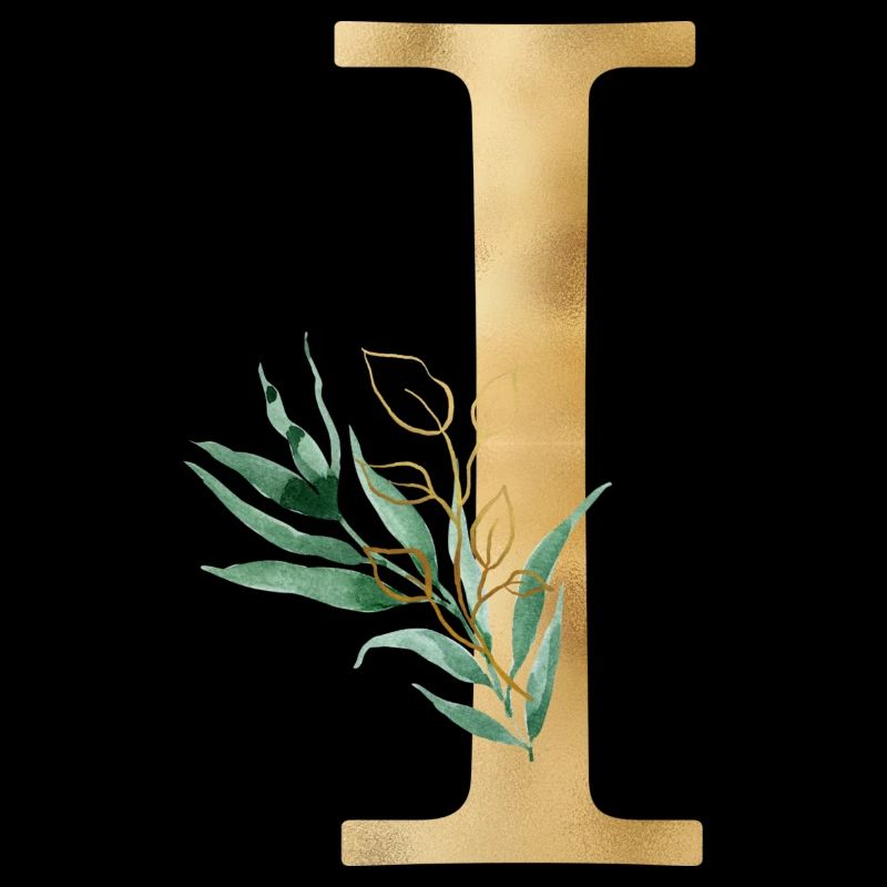 Personalisierbar Monogramm I Botanik