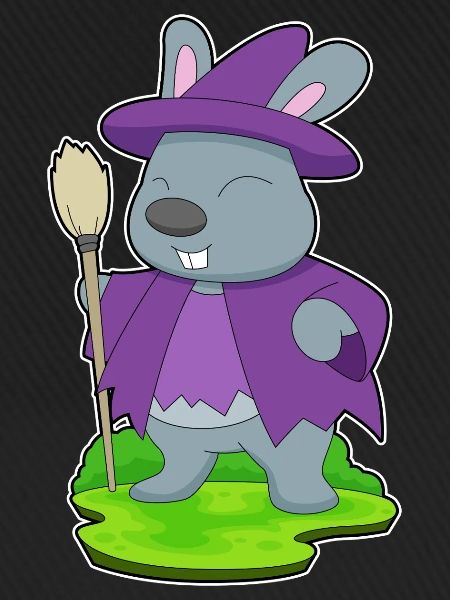 Bunny Witch Broom